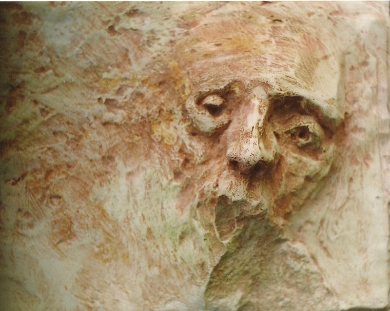 E. Wasyłyk, Abraham, płaskorzeźba, plakieta gipsowa, 1998